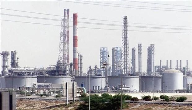 Toàn cảnh một cơ sở sản xuất dầu của Saudi Arabia ở Vịnh Jubail. (Ảnh: AFP/TTXVN).