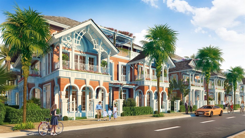 Sunneva Island là dự án đánh dấu sự xuất hiện của Sun Property tại Đà Nẵng. (Ảnh phối cảnh minh họa).