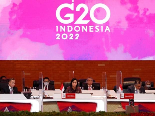 Quang cảnh phiên họp G20 tại Bali, Indonesia, ngày 15/07/2022. (Ảnh: REUTERS).