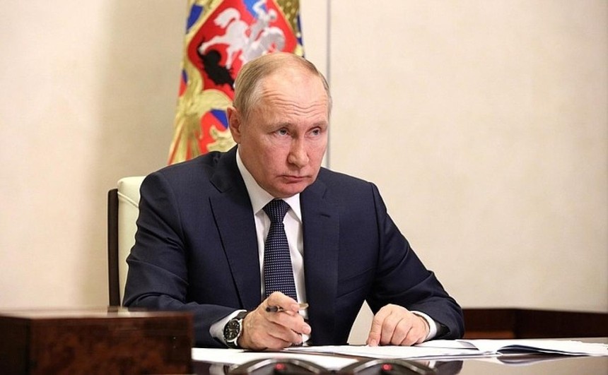 Tổng thống Nga Putin. Ảnh: Kremlin.ru.