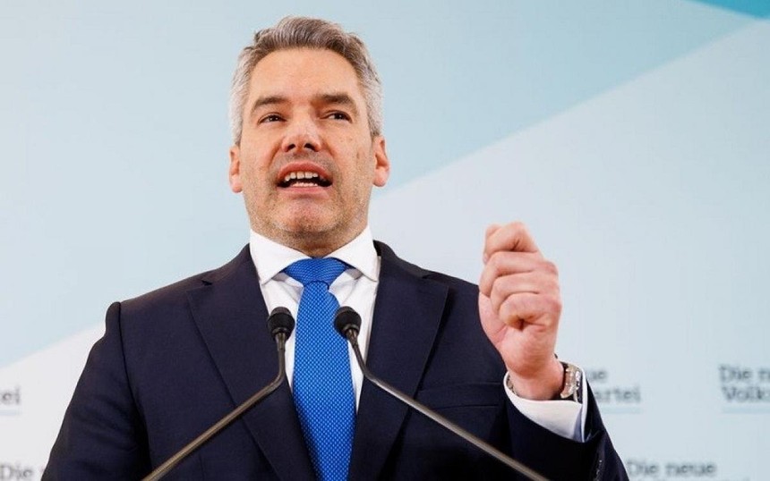 Thủ tướng Áo - Karl Nehammer. (Ảnh: Reuters)