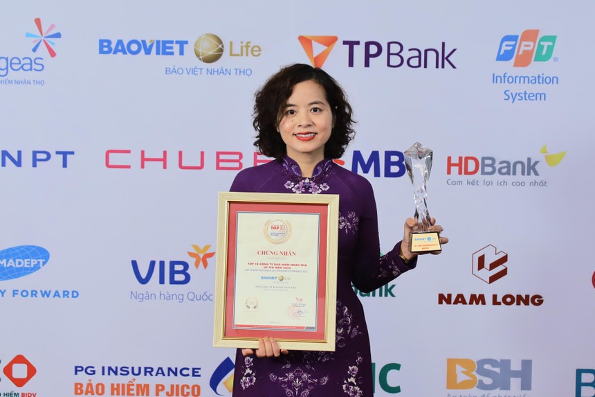 Bảo Việt Nhân thọ tiếp tục lần thứ 6 được vinh danh là doanh nghiệp dẫn đầu Top 10 Công ty bảo hiểm nhân thọ uy tín.
