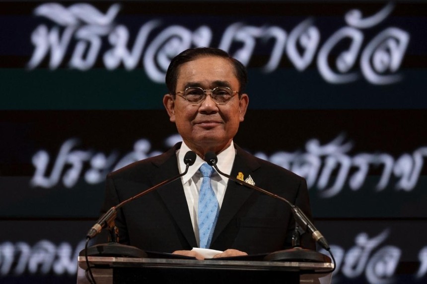 Tòa án Hiến Pháp Thái Lan đình chỉ chức vụ Thủ tướng của ông Prayuth Chan-o-cha hôm 24/8/2022 trong khi chờ phán quyết cuối cùng. Ảnh: AFP.
