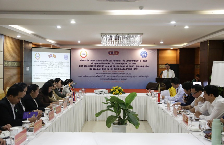 Bảo hiểm xã hội Việt Nam tăng cường hợp tác cùng Cơ quan An sinh xã hội Quốc gia Lào