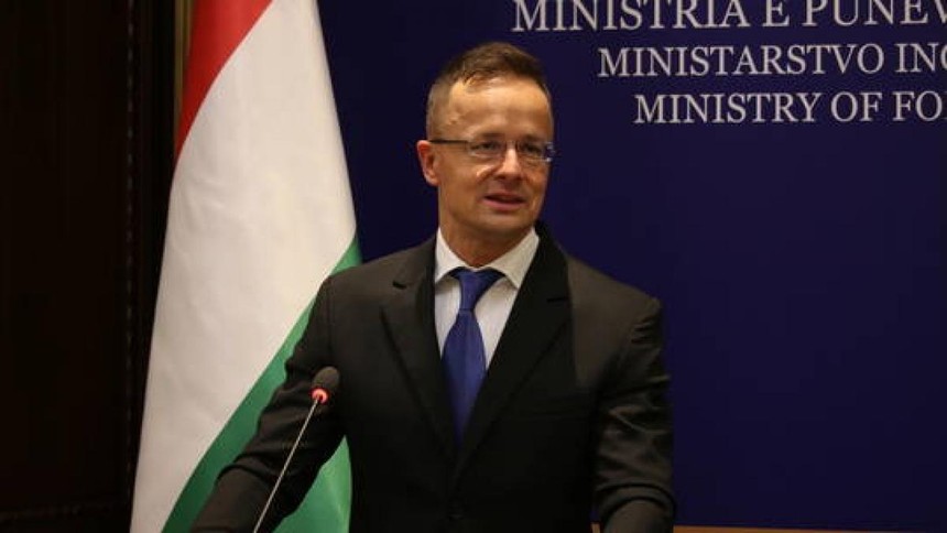Ngoại trưởng Hungary Peter Szijjarto. Ảnh: Getty.