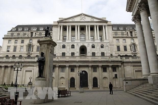 Quang cảnh Ngân hàng Trung ương Anh tại London. (Ảnh: AFP/TTXVN).