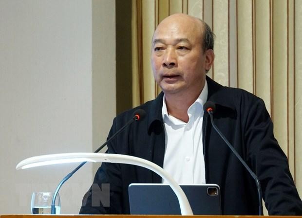 Chủ tịch Hội đồng thành viên Tập đoàn Công nghiệp Than-Khoáng sản Việt Nam Lê Minh Chuẩn bị kỷ luật. (Ảnh: Văn Đức/TTXVN)
