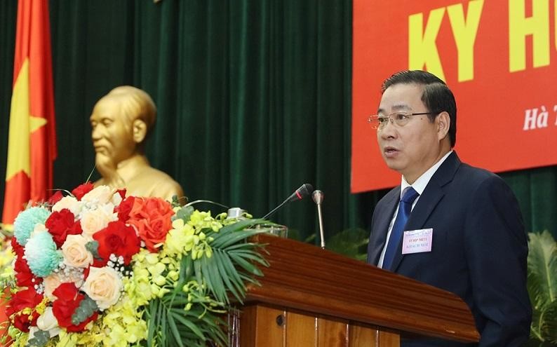 Giám đốc Sở VH-TT&DL Hà Tĩnh Bùi Xuân Thập nêu 7 giải pháp phát triển lĩnh vực chuyên ngành.