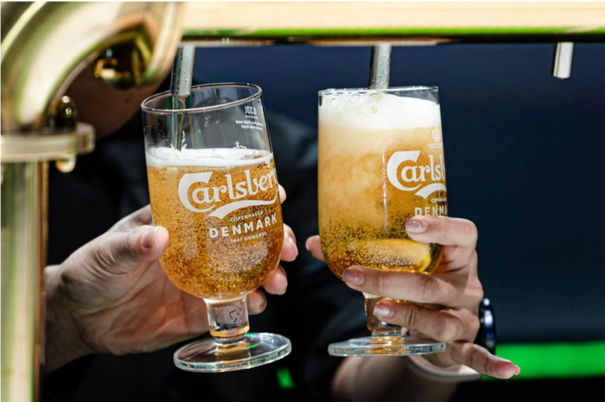 “Ly bia hảo hạng” của Carlsberg.