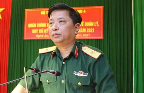 Thiếu tướng Hà Thọ Bình giữ chức Tư lệnh Quân khu 4, Bộ Quốc phòng. (Ảnh: Báo Quân khu 4).