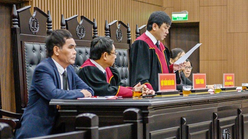 Hội đồng xét xử sơ thẩm, Tòa án Nhân dân thành phố Hà Nội tuyên án chung thân đối với Nguyễn Thị Hà Thành.