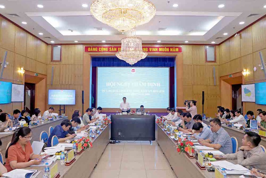 Hội nghị Quy hoạch tỉnh Bắc Ninh thời kỳ 2021 - 2030, tầm nhìn đến năm 2050. (Ảnh: Đức Trung)