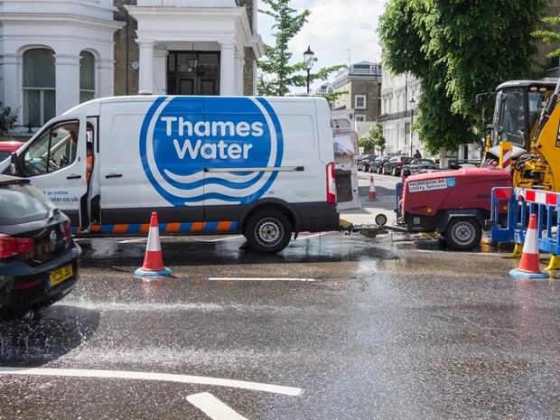 Công ty Thames Water là nhà cung cấp nước lớn nhất tại Anh. (Ảnh: Alamy).