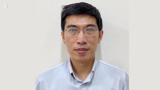 Ông Nguyễn Quang Linh thời điểm bị khởi tố. Ảnh: Bộ Công an.