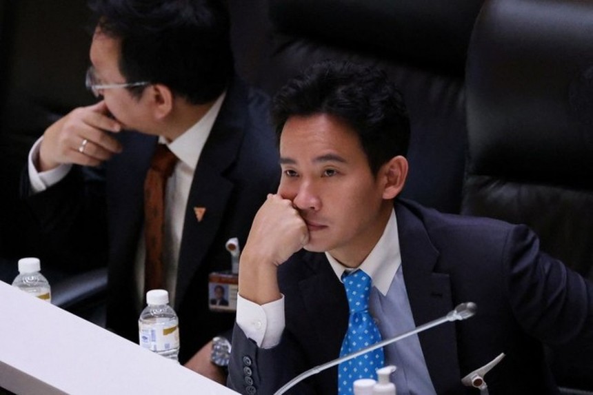 Ông Pita Limjaroenrat trong cuộc họp ngày 19/7 tại Quốc hội. Ảnh: Reuters
