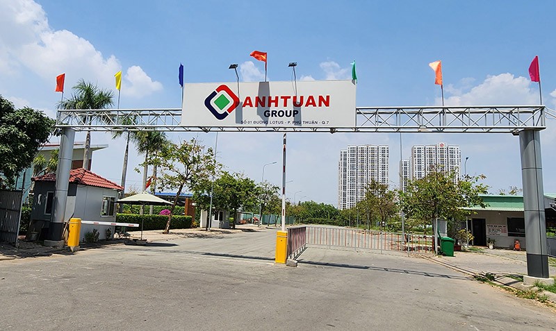 Dự án Khu dân cư phường Phú Thuận (Lotus Residence) của Công ty Anh Tuấn chưa thể tiến hành xây dựng vì “tắc” tính tiền sử dụng đất.