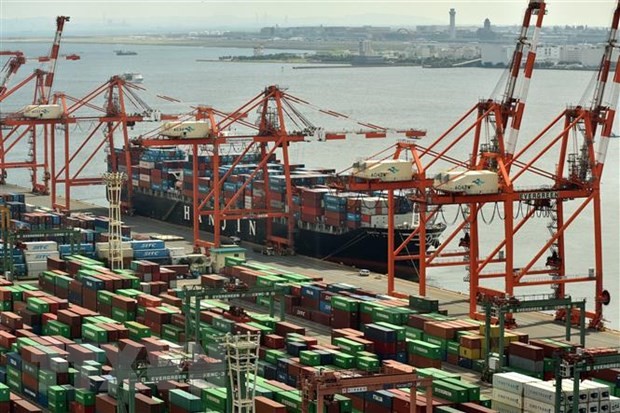Cảng container Tokyo, Nhật Bản. (Ảnh: AFP/TTXVN)