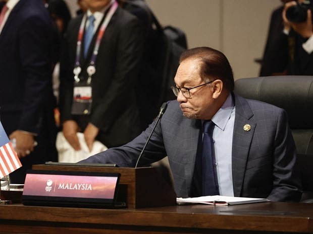 Thủ tướng Malaysia Anwar Ibrahim tại Hội nghị Cấp cao ASEAN lần thứ 43.(Nguồn: Sputnik)