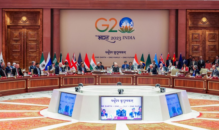 Phiên khai mạc Hội nghị Thượng đỉnh G20 sáng 09/09 tại New Delhi, Ấn Độ (ANI)
