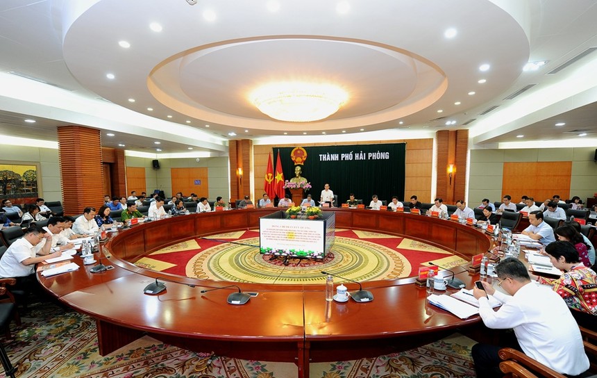 Phó thủ tướng Chính phủ Trần Lưu Quang phát biểu kết luận Hội nghị.