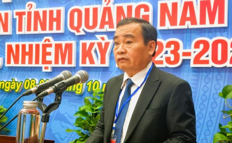 Ông Phan Xuân Quang tái đắc cử chức danh Chủ tịch Liên đoàn Lao động tỉnh Quảng Nam.