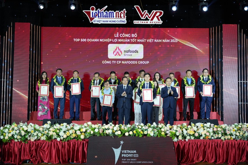 Nafoods Group được vinh danh Top 500 doanh nghiệp có lợi nhuận tốt nhất Việt Nam