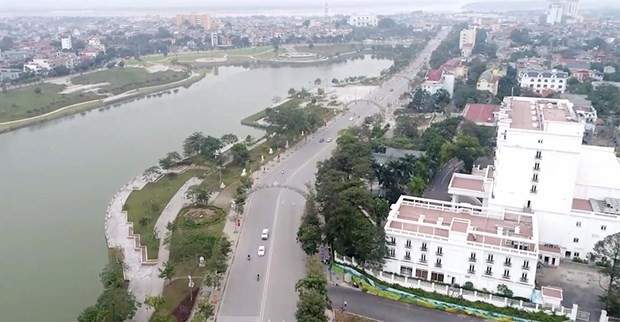 Một góc thành phố Việt Trì. (Nguồn: Cổng Thông tin Điện tử thành phố Việt Trì)