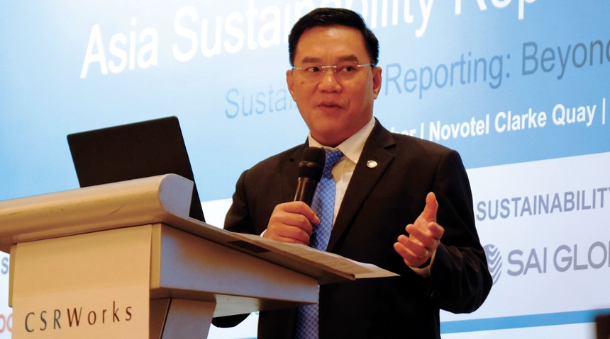 Tại Hội nghị ASRS quy tụ hàng nghìn đại biểu cấp cao khu vực châu Á và toàn cầu, CEO Tập đoàn Bảo Việt đã chia sẻ vai trò của báo cáo trong việc hiện thực hóa tầm nhìn đến năm 2025 của Bảo Việt