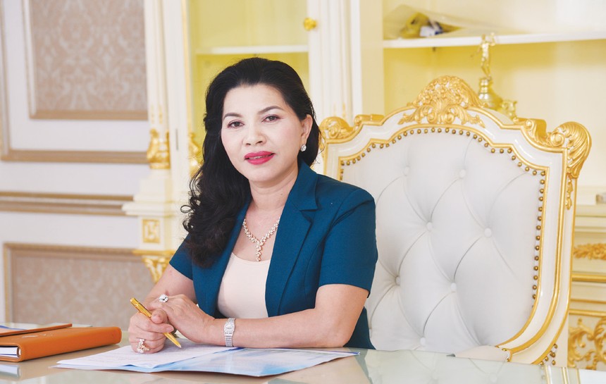 Bà Đặng Thị Kim Oanh, Tổng giám đốc Kim Oanh Real, kiêm Chủ tịch Hội đồng quản lý Quỹ Từ thiện Kim Oanh.