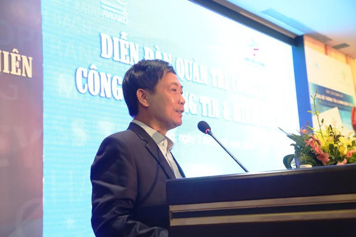 Ông Trần Văn Dũng, Chủ tịch HNX phát biểu khai mạc Diễn đàn