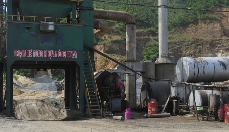 Trạm trộn bê tông nhựa nóng công suất 80 tấn/giờ của Visaco
