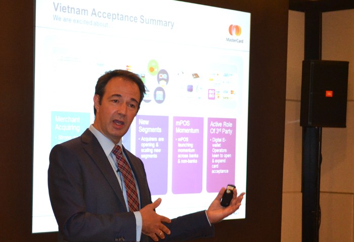 MasterCard đánh giá cao tiềm năng và cơ hội của thị trường thẻ Việt Nam - Ảnh: Hà Thái