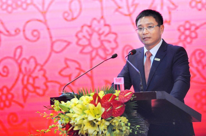 Chủ tịch VietinBank Nguyễn Văn Thắng phát biểu tại Hội nghị