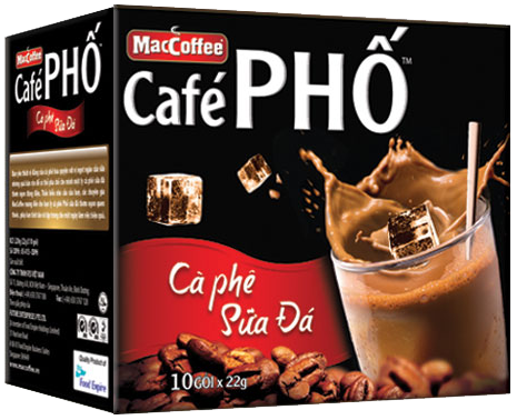 Maccoffee café phố – Cà phê sữa đá (lô sản xuất ngày 09/12/2015 và 10/12/2015) không phù hợp quy chuẩn kỹ thuật/quy định an toàn thực phẩm của Công ty TNHH FES (Việt Nam) bị phạt 200 triệu đồng