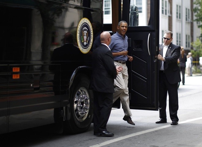 Bí mật xe bus bọc thép của Tổng thống Mỹ Obama