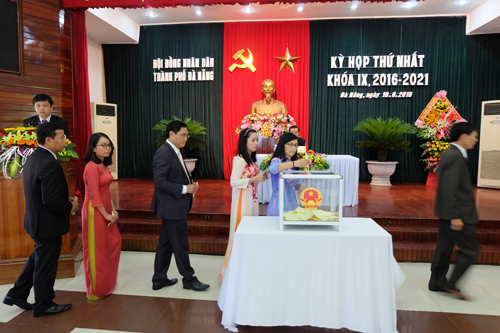 HĐND TP. Đà Nẵng bầu các chức danh lãnh đạo nhiệm kỳ 2016-2021
