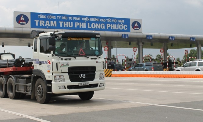 Trạm thu phí Phước Long thuộc cao tốc TPHCM – Long Thành – Dầu Giây. Ảnh: VGP/Nam Đàn 
