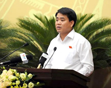 Chủ tịch UBND TP. Hà Nội Nguyễn Đức Chung.