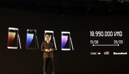Galaxy Note 7 sẽ được bán ra đợt đầu tiên vào ngày 19/8 tới.