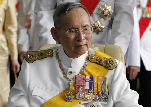 Quốc vương Thái Lan Bhumibol Adulyadej. Ảnh: Reuters