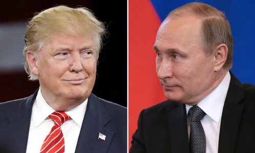 Ông Trump và ông Putin. Ảnh:AP