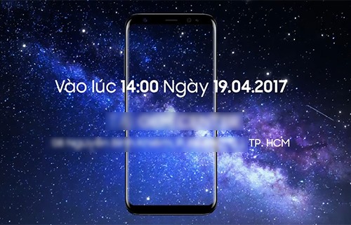 Galaxy S8 sẽ ra mắt tại Việt Nam vào ngày 19/4.