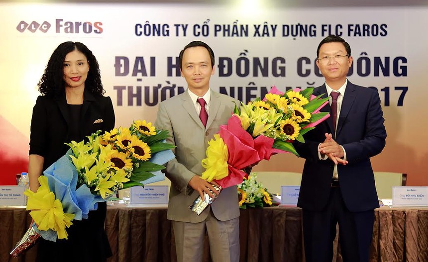 Ông Trịnh Văn Quyết và bà Vũ Đặng Hải Yến được bầu bổ sung làm thành viên HĐQT FLC Faros nhiệm kỳ 2016-2021.