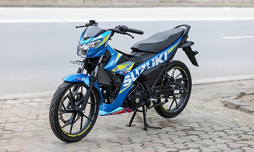 Suzuki Satria F150 bản 2017 tại Hà Nội. Ảnh:Lương Dũng.