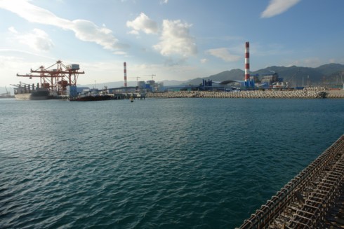 Vị trí nạo vét luồng hàng hải vũng quay tàu của Nhà máy Nhiệt điện Vĩnh Tân 1