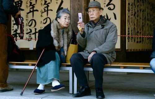 Dân số già tại Nhật Bản. Ảnh: Liveindex.
