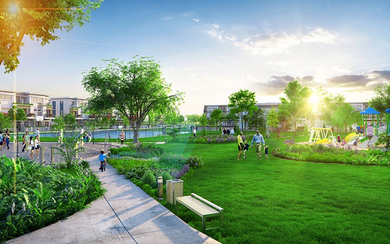 Lovera Park là dự án duy nhất tại khu nam có đến 5ha công viên cây xanh.