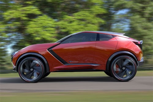 Hiện chưa rõ thiết kế, tên gọi cũng như vị trí của chiếc crossover mới. Trong ảnh là mẫu concept Nissan Gripz từng ra mắt năm 2015. Ảnh:Nissan.
