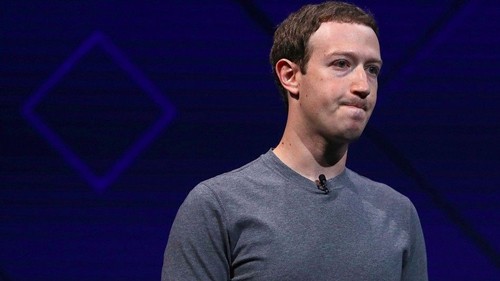 Mark Zuckerberg bị chỉ trích vì khả năng xử lý khủng hoảng trong scandal này. Ảnh:AFP