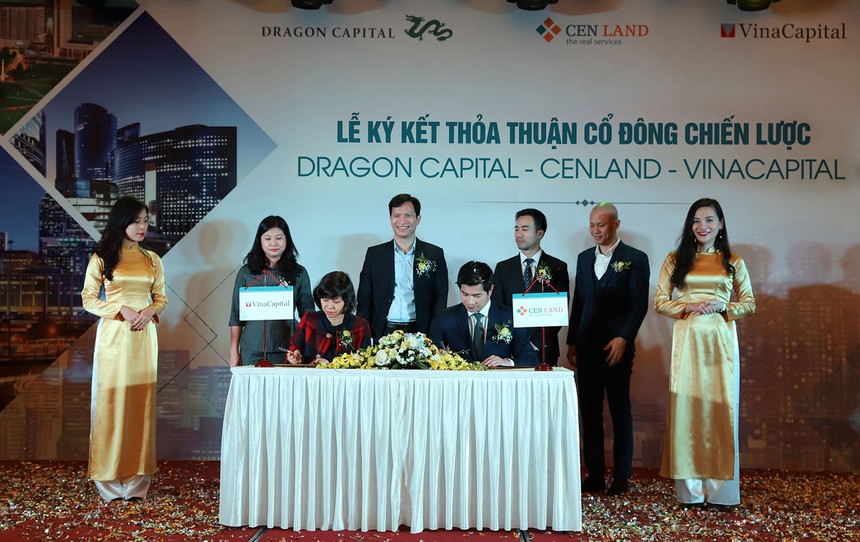 Dragon Capital và Vina Capital là hai cổ đông chiến lược của CENLAND